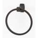 Modern Towel Ring 6-in in Chocolate Bronze