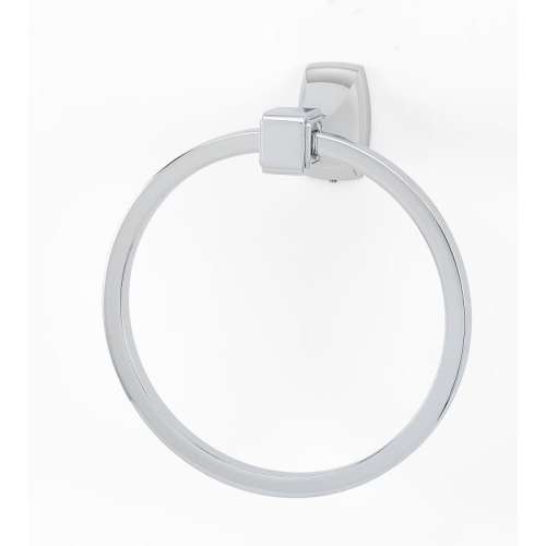 Cube A6540-PC Modern Towel Ring 6-in in Polished Chrome