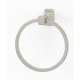 Cube A6540-SN Modern Towel Ring 6-in in Satin Nickel