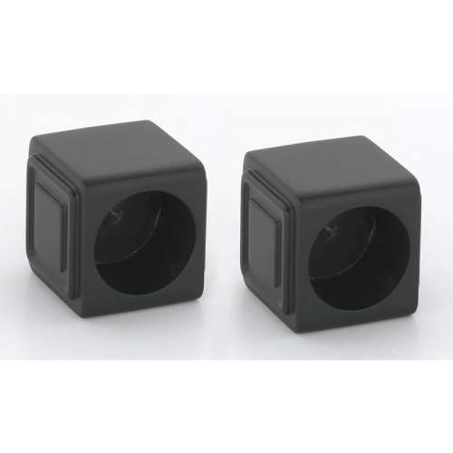 Cube A6546-BRZ Modern Shower Rod Brackets 2-in in Bronze