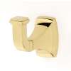 Cube A6580-PB Modern Robe Hook in Polished Brass