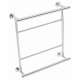 Contemporary I A8328-18-PC Modern Towel Rack in Polished Chrome