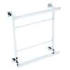 Modern Towel Rack in Polished Chrome