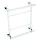 Modern Towel Rack in Polished Chrome