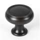 Charlie's Collection A626-14-BARC Knob Transitional 1-1/4-in in Barcelona