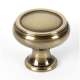 Charlie's Collection A626-14-PA Knob Transitional 1-1/4-in in Polished Antique