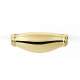 Charlie's Collection A626-3-PB Cup Pull Transitional in Polished Brass
