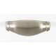 Charlie's Collection A626-3-SN Cup Pull Transitional in Satin Nickel