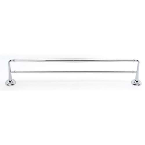Charlie's Collection A6725-24-PC Double Towel Bar Transitional in Polished Chrome