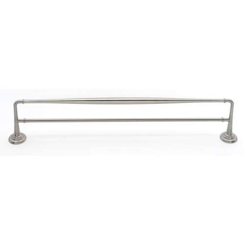 Charlie's Collection A6725-24-SN Double Towel Bar Transitional in Satin Nickel