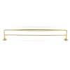 Double Towel Bar Transitional in Polished Brass