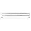 Double Towel Bar Transitional in Polished Chrome