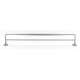 Double Towel Bar Transitional in Satin Nickel