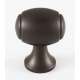 Knob Transitional 1-in in Chocolate Bronze