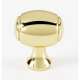 Knob Transitional 1-in in Polished Brass