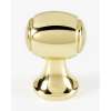 Knob Transitional 3/4-in in Polished Brass