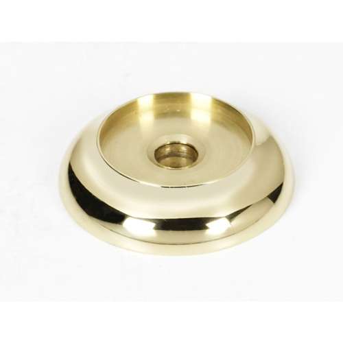 Backplate Transitional 1-in in Polished Brass