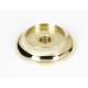 Backplate Transitional 1-in in Polished Brass
