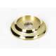 Backplate Transitional 1-1/8-in in Polished Brass