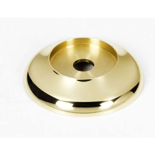 Backplate Transitional 1-1/4-in in Polished Brass