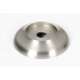 Backplate Transitional 1-1/4-in in Satin Nickel