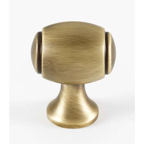 Knob Transitional 1-1/8-in in Antique English Matte