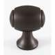 Knob Transitional 1-1/8-in in Chocolate Bronze
