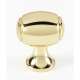Knob Transitional 1-1/8-in in Polished Brass