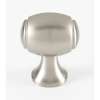 Knob Transitional 1-1/8-in in Satin Nickel