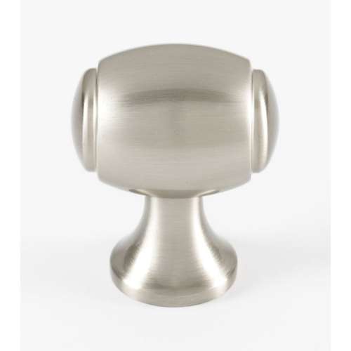 Knob Transitional 1-1/8-in in Satin Nickel