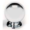Knob Transitional 5/8-in in Polished Nickel