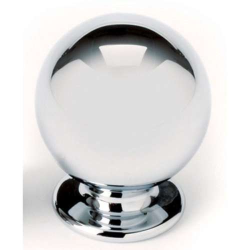 Knob Transitional 5/8-in in Polished Nickel