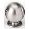 Knob Transitional 5/8-in in Satin Nickel