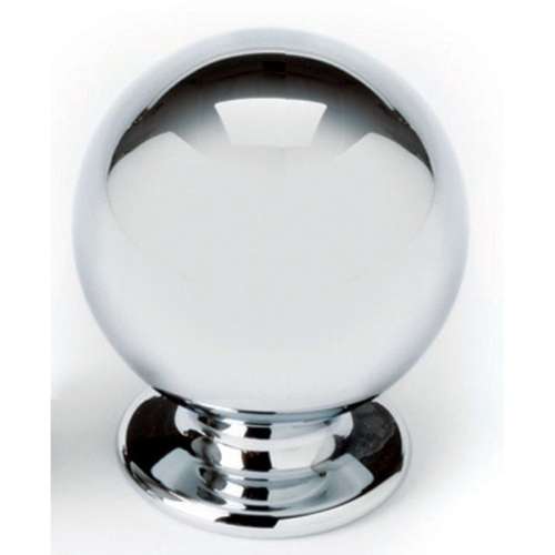 A1033-PN Knob Transitional 1-1/8-in in Polished Nickel