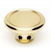 Knob Traditional in Polished Brass