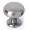 Knob Traditional 1-1/8-in in Satin Nickel
