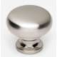 A1134-SN Knob Traditional 1-1/4-in in Satin Nickel