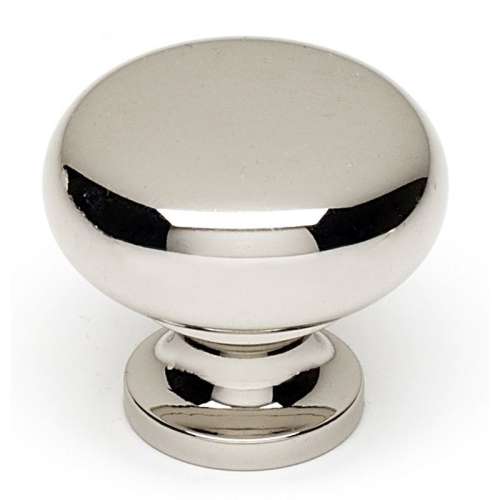 A1134-PN Knob Traditional 1-1/4-in in Polished Nickel