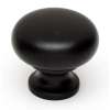A1134-MB Knob Traditional 1-1/4-in in Matte Black