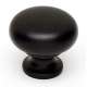 A1134-MB Knob Traditional 1-1/4-in in Matte Black