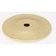 Knob Backplate Traditional 1-3/4-in in Polished Brass