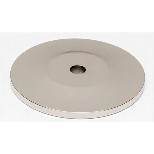 Knob Backplate Traditional 1-3/4-in in Polished Chrome