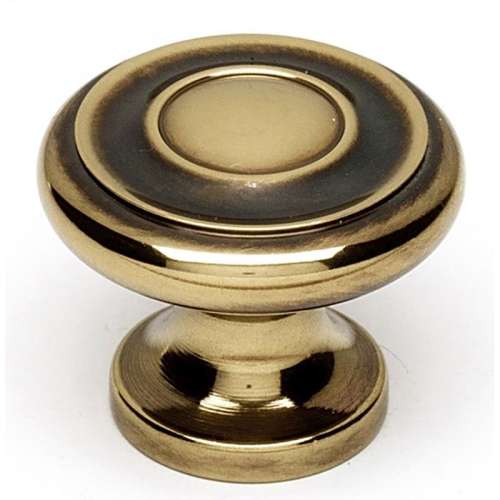Knob 1-in Knob Traditional in Polished Antique