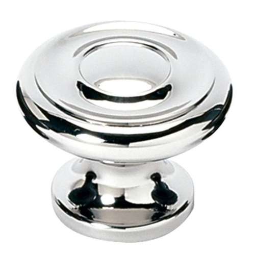 A1049-PC Knob Traditional 1-1/4-in in Polished Chrome