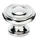 A1049-PC Knob Traditional 1-1/4-in in Polished Chrome