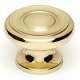 A1050-PB Knob Traditional 1-1/2-in in Polished Brass