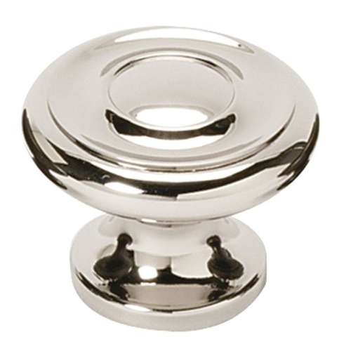 A1050-PN Knob Traditional 1-1/2-in in Polished Nickel
