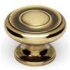 A1050-PA Knob Traditional 1-1/2-in in Polished Antique