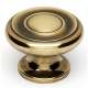 A1050-PA Knob Traditional 1-1/2-in in Polished Antique