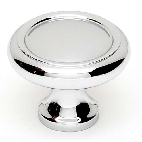 A1151-PC Knob Traditional 1-1/4-in in Polished Chrome